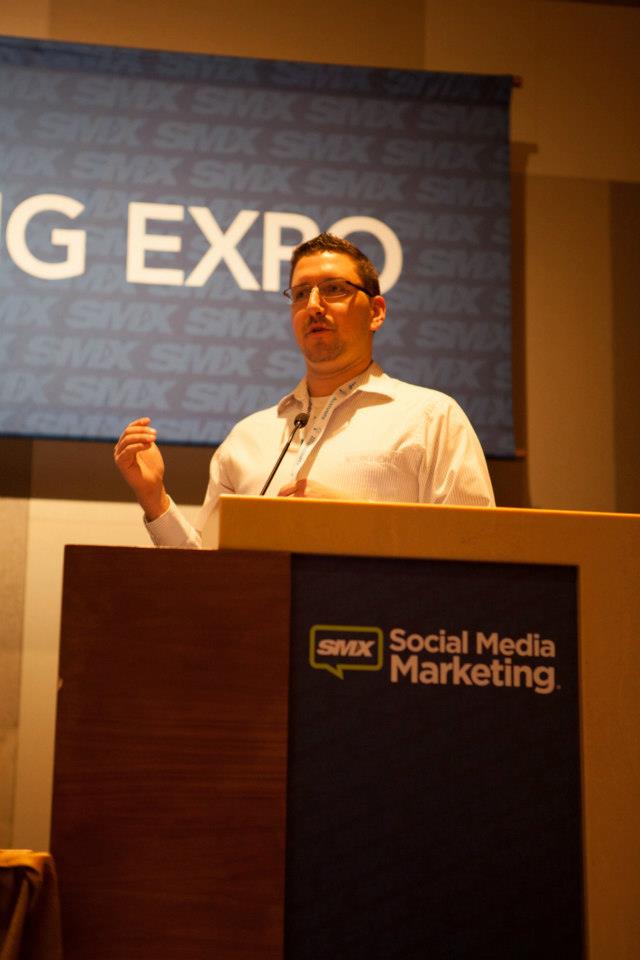 Dave Rohrer speaking at an industry conference